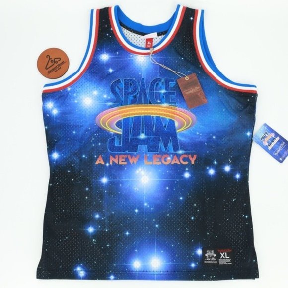NWT MITCHELL & NESS SPACE JAM A NEW LEGACY JERSEY - Picture 1 of 7